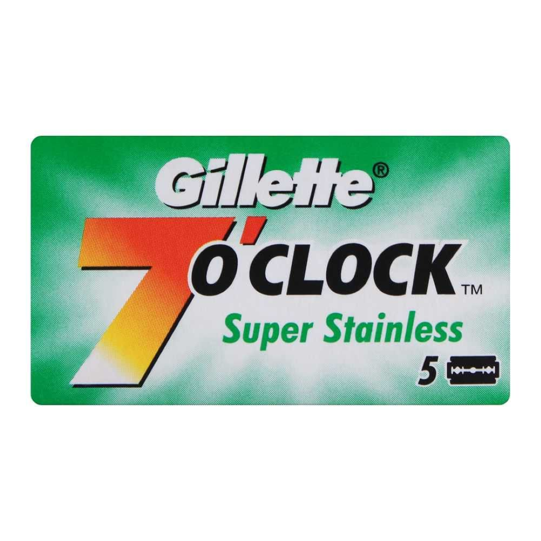GILLETTE STAINLESS 7OCLOCK 12X5